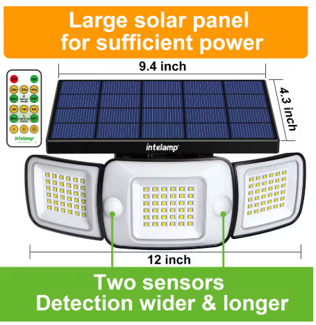 Luz Solar LED para Exterior