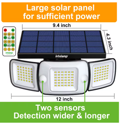 Luz Solar LED para Exterior